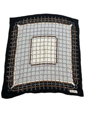 Red Point Hand Rolled Equestrian Theme Scarf